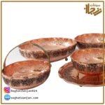 ظروف پذیرایی مسی گلبرگ