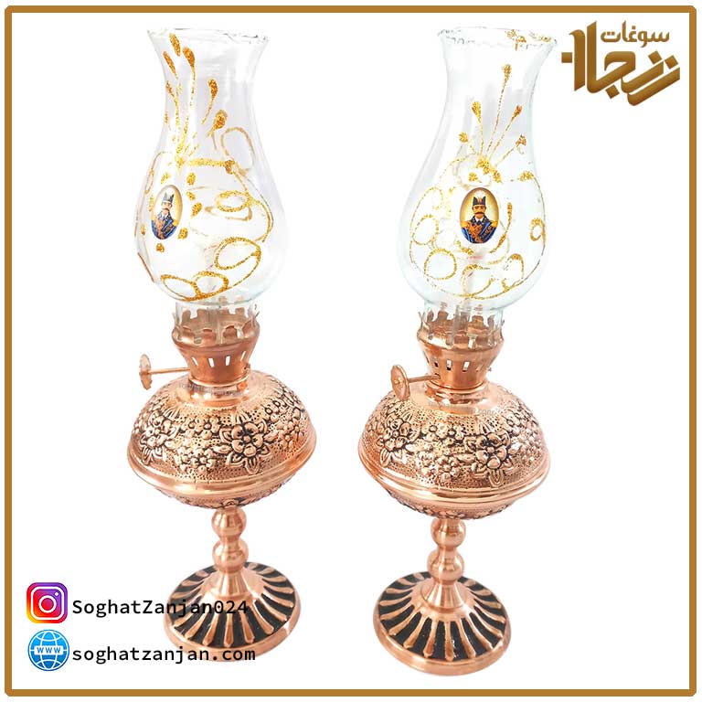 قیمت چراغ مسی گردسوز طرح گلبرگ [دکوری | کادویی | کاربردی] ~ سوغات زنجان